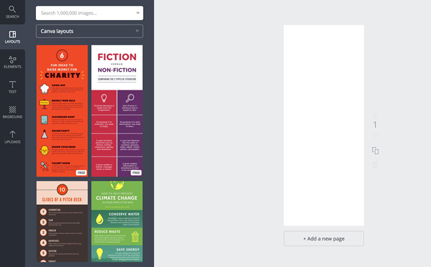 Infographic Tool Canva