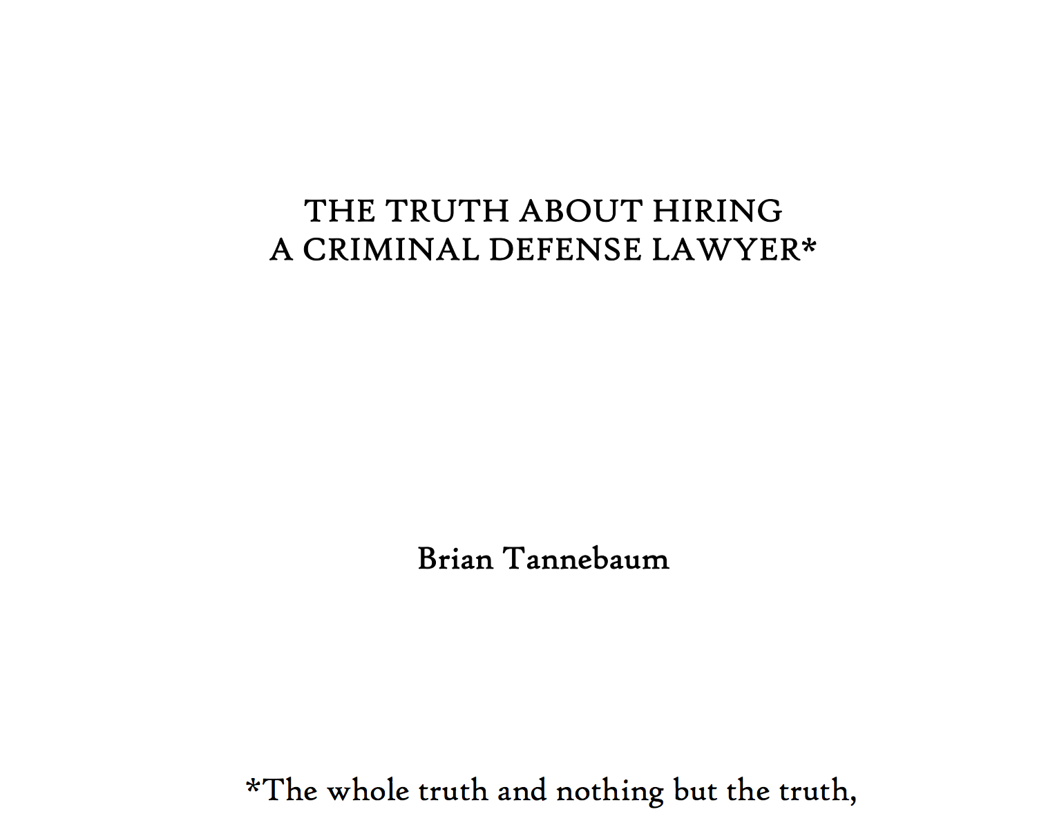 Ebook Brian Tannenbaum